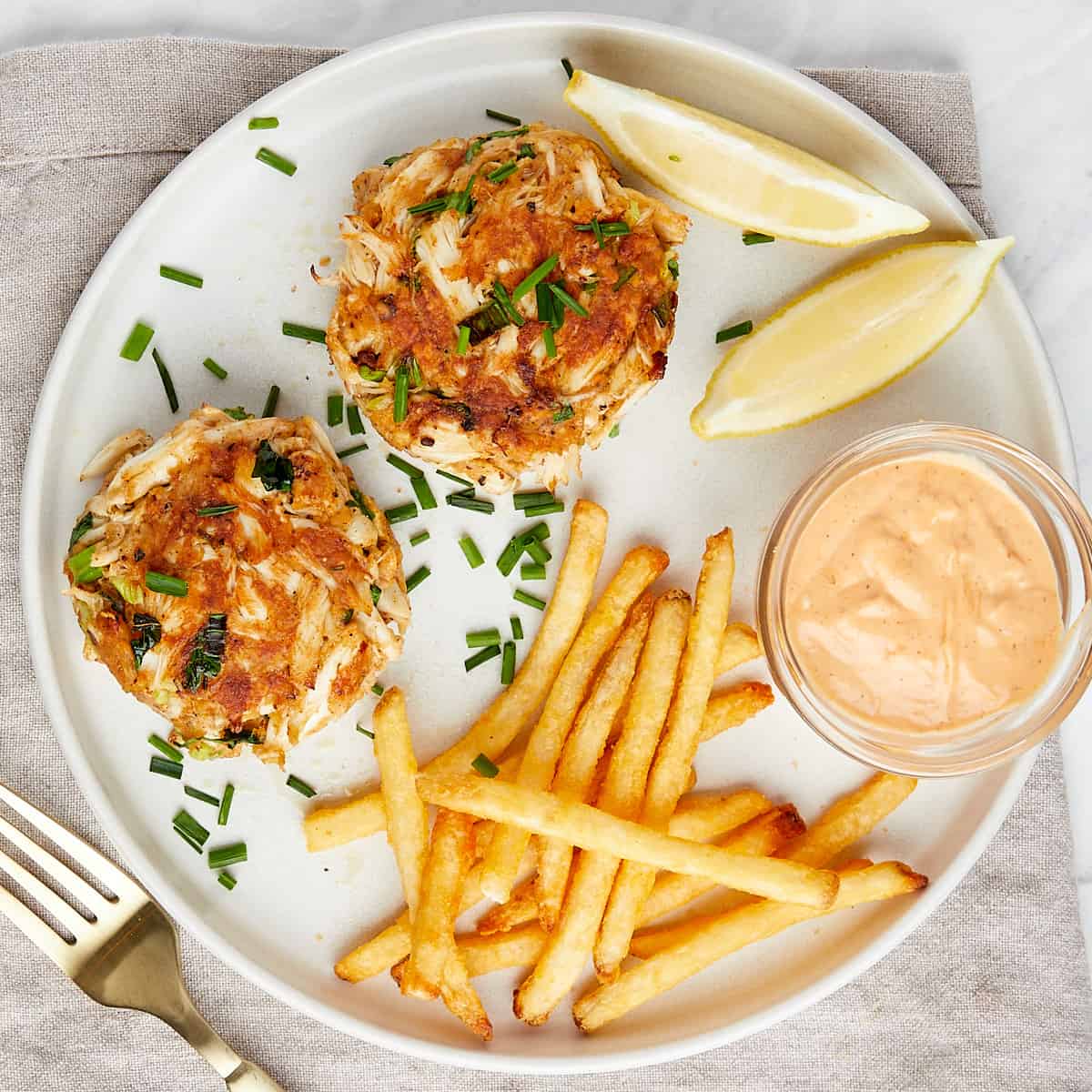 Maryland Style Crab Cakes with Spicy Remoulade